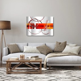 Absztrakt kép (üvegen) (70x50 cm)
