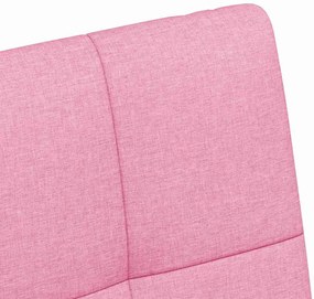 Kerekes Étkező Székek 2 pcs Rózsaszín 58 x 65 x 94 cm szövet