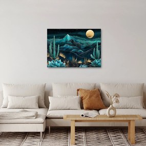 Kép - Türkiz éjszaka (70x50 cm)