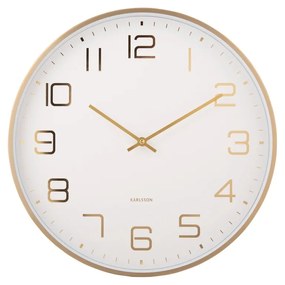 Karlsson 5973WH design falióra fehér, átmérő 40 cm