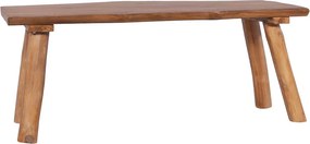 vidaXL tömör tíkfa kerti pad 120 cm