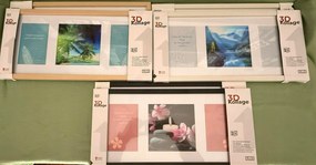 6 Db-os 3D Kollage Képkeret Szett – Minden Típusból 2 Db
