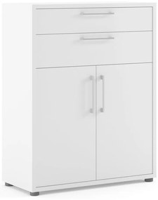 Fehér moduláris könyvespolc 89x113 cm Prima – Tvilum