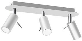 Spotlámpa PRESTON 3xGU10/40W/230V fehér