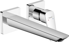 Hansgrohe Logis, Finom vakolat alatti mosdócsaptelep, 2 lyukú telepítés, EcoSmart, króm, 71256000