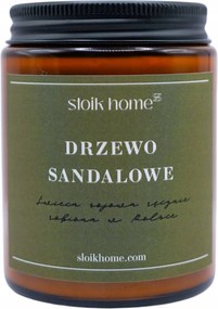 Szójagyertya Szantálfa erdei illatgyertya 150ml Słoik Home