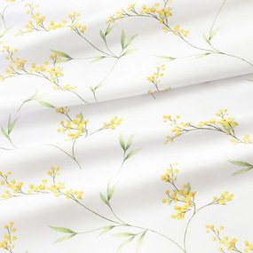 Goldea kör alakú teflonos terítő - mimózavirágok Ø 100 cm