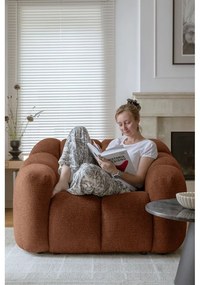 Terrakotta színű fotel Shell – Miuform