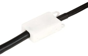 kerek fekete ipari függőlámpa 25 W 30 cm E27