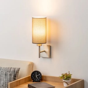 Eglo - LED Fali lámpa TUNJA 1xE27/60W/230V matt króm/barna