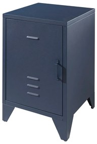 Kék fém gyerek éjjeliszekrény BRONXX – Vipack