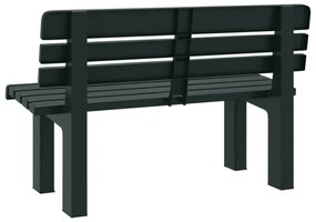 zöld polipropilén kerti pad 110 x 52 x 71 cm