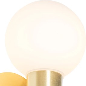 Okos fali lámpa arany IP44 WiFi G9-el - Cederic Up