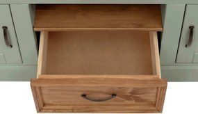 Világoszöld borovi fenyő TV-állvány 160x50 cm Selma – Støraa