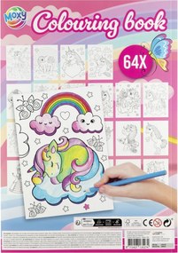 Unikornis Moxy színező 64 oldal