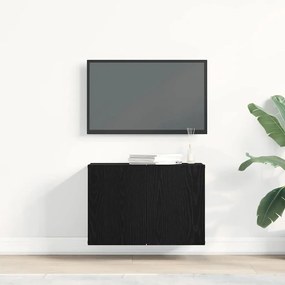 fekete tölgyfa TV-szekrény 60 x 30 x 41 cm