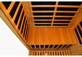 Sauna DeLuxe 2200 Carbon - BT, barna