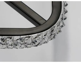 LED Dimmelhető mennyezeti lámpa LED/70W/230V 3000-6500K fekete + távirányítás