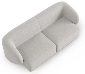 Világosszürke zsenília kanapé 188 cm Paolo – Milo Casa