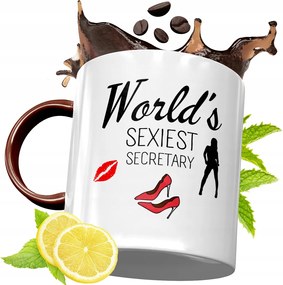 Bordó Bögre Titkárnőnek Születésnapi Ajándék fényképes nyomtatással