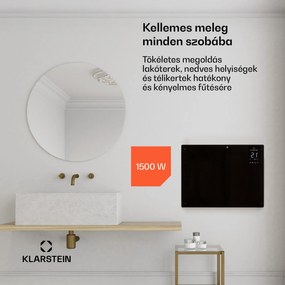 Klarstein Bansin Crystal Smart, konvektor, 1500 W, 5 - 50 °C, vezérlés applikáción keresztül
