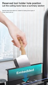 Konyhai csaptelep ELITE EDITION KS2299 kihúzható zuhanyfejjel, vízeséses kifolyóval és LED-világítással, több színváltozatban