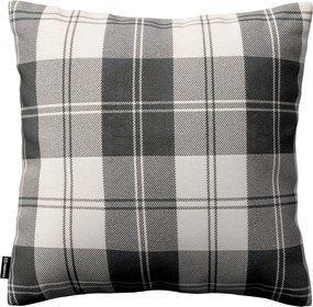 Dekoria Kockás párnahuzat fekete-fehér 43x43