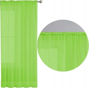 Fátyol Függöny Alagút fátyol függöny 145x245 magas zöld alma