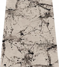 Szőnyeg 140x190 Glamour Bézs Nappali Modern Divatos Márvány