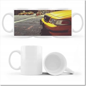 Fényképes bögre Sárga taxi Taxi