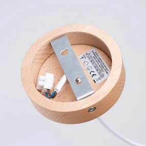 Sollux SL.1323 - Csillár zsinóron INDY 1xE27/15W/230V átm. 38 cm fehér