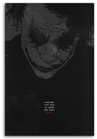 Gario Vászonkép Joker fekete-fehér - Nikita Abakumov Méret: 60 x 90 cm