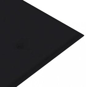 tömör tíkfa Batavia pad fekete párnával 150 cm