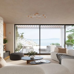 Natúr színű fali lámpa Dazzle – Sollux