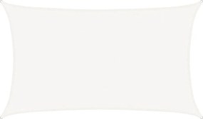 vidaXL fehér HDPE napvitorla 160 g/m² 5 x 8 m