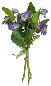 Árvácska műcsokor világos lila, 37 cm