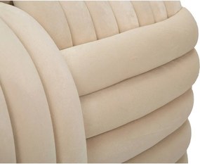 Krémszínű bársony pad Softy – Mauro Ferretti