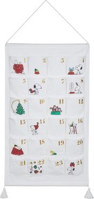 SANTA IS COMING adventi naptár 123 x 71 cm, Snoopy