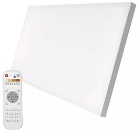 Fehér LED mennyezeti lámpa távirányítóval 59.5x29.5 cm Irvi – EMOS