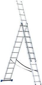 G21 háromrészes létra 7,6m 3x11 létrafok