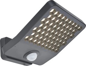 LUTEC 7801604118 ATLANTIS Fali Lámpa Mozgásérzékelővel Szürke LED IP44