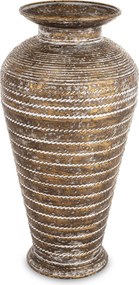 Váza fém arany üveg csillogó virág fedél stílusos dekoráció