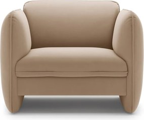 Barna bársony fotel Georgia – Micadoni