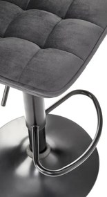 H-95 Szürke Bárszék Állítható Magassággal