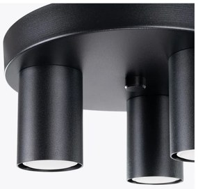 Fekete mennyezeti lámpa Castro – Sollux