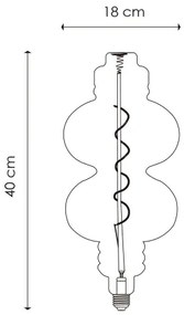 LED Vintage Edison E27/4W/230V 2200K CRI 90 állítható fényerővel