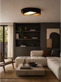 BRILAGI - Dimmelhető LED lámpa VELVET TWIST LED/36W/230V CCT Ø 65 cm WT fekete/arany + távirányító