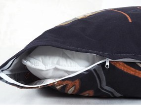 B.E.S. Petrovice Flanel ágynemű Noční listí(Éjszakai levelek), 140 x 200 cm, 70 x 90 cm