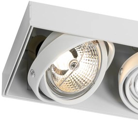6 darabos süllyesztett spotlámpa szett fehér GU10 AR70 Trimless 3-Lights - Oneon