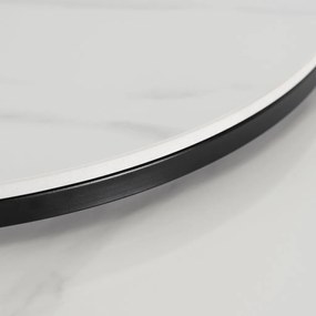 Dohányzóasztal szett Fehér márvány/Fekete Színben. JERRY